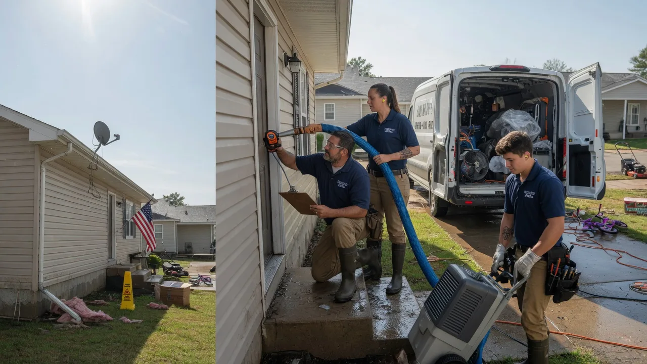 Ceiling Water Damage Restoration in Clarks Summit, PA near me